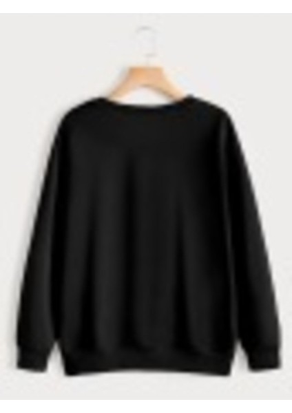 Tüy Baskılı Oversize Sweatshirt fiyatları