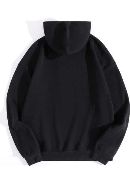Minimal Kalp Baskılı Oversize Sweatshirt modelleri