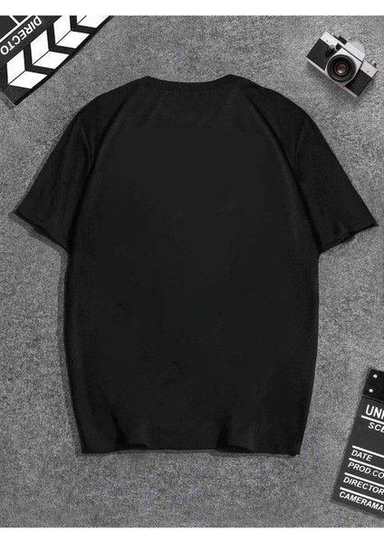 Siyah Erkek Karasuno Baskılı Oversize T-Shirt fiyatları