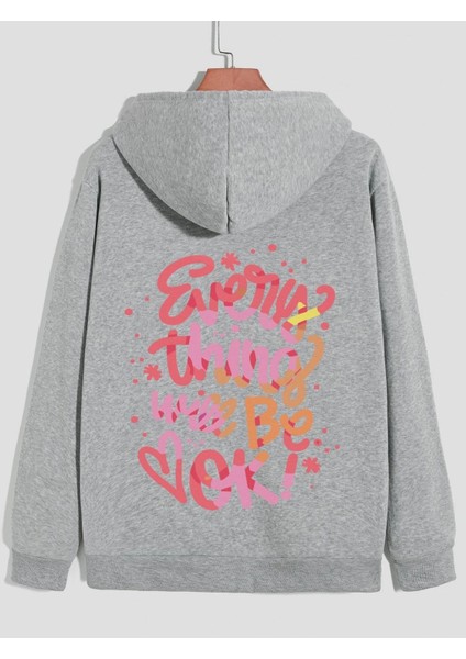 Everything Baskılı Oversize Sweatshirt fiyatları