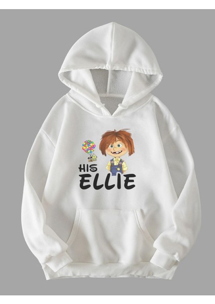 Carl ve Ellie Sevgili Kombini Sweatshirt Tekli