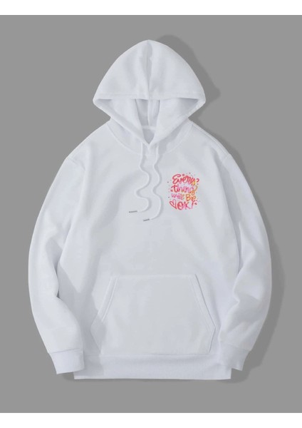 Everything Baskılı Oversize Sweatshirt fiyatları