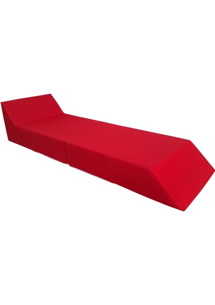 Sun Bed Katlanır Güneşlenme Minderi-Sunbed Kırmızı