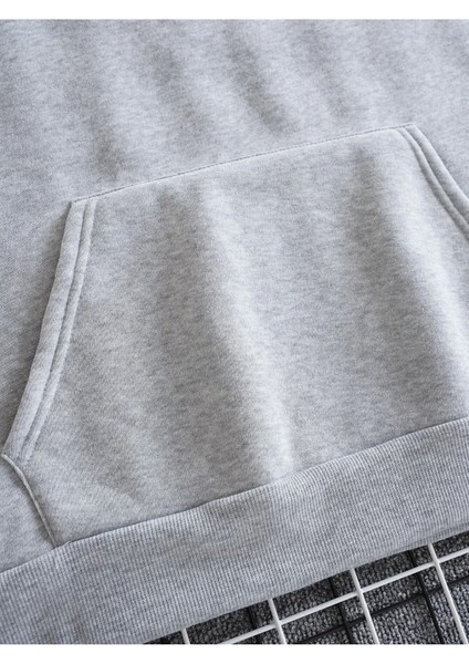Los Angeles California Baskılı Ünisex Kapüşonlu Oversize Sweatshirt