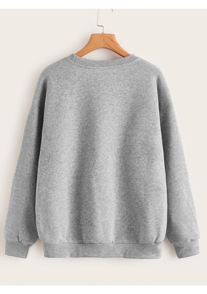 Oversize Pumpkin Baskılı Sweatshirt fiyatları