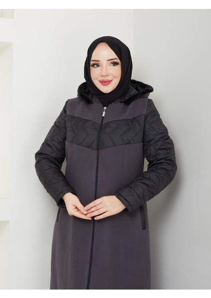 Kışlık Kaşe Kadın Kaban Kapşonlu 20247 fiyatları