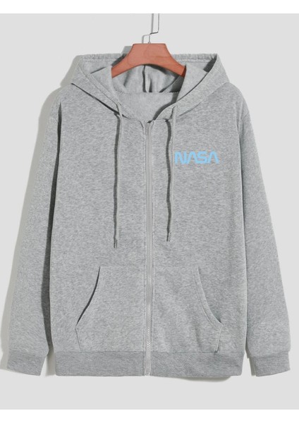 Nasa Patch Baskılı Kapüşonlu Sweatshirt fiyatları