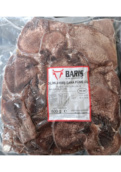Barış Dilimlenmiş Dana Yağsız Dil