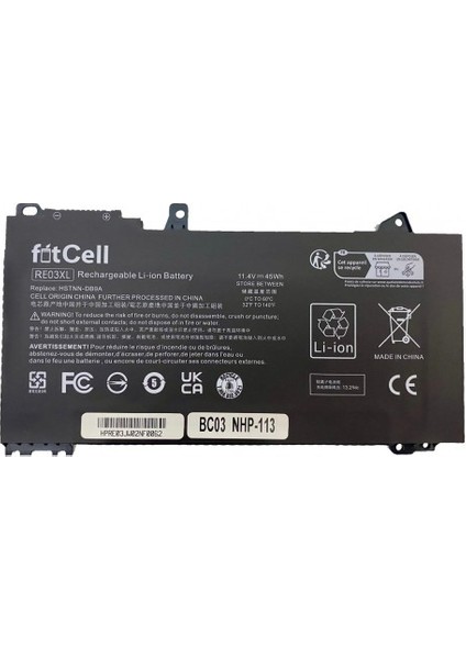 Hp 6MQ73EA 6MQ75EA Notebook Batarya - Pil