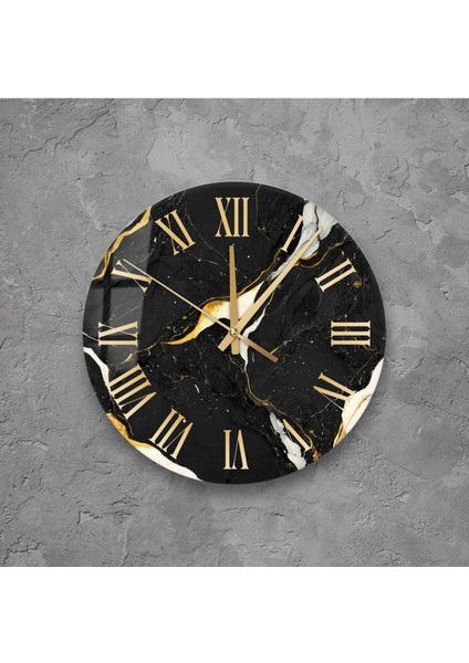 Duvar Saati - Baskılı Duvar Saati, Salon Için Saat Modelleri TK9756671S12