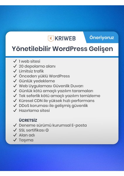 Yönetilebilir Wordpress Gelişen