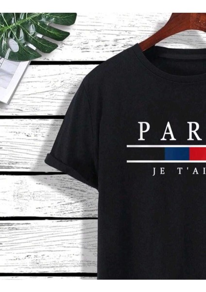 Erkek Paris Baskılı Sokak Stili Şort T-Shirt Takım Oversize Salaş fiyatları