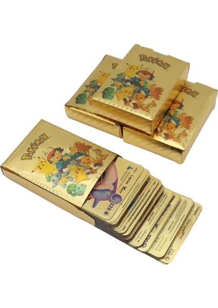 Pokemon Altın Kart Gold Card 1 Kutu Kart (55 Adet Gold Kart Icerir)