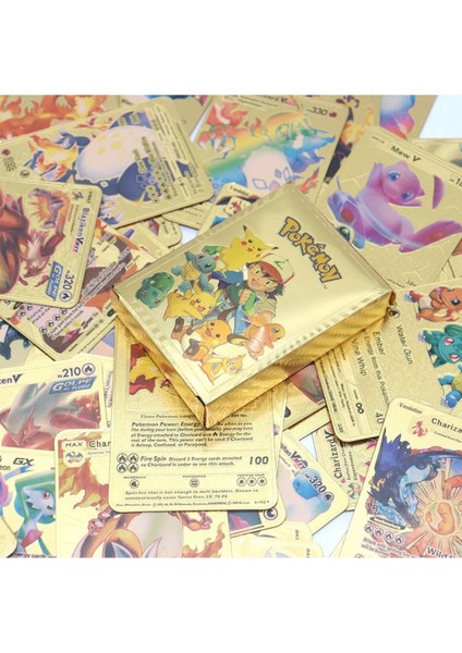 Pokemon Altın Kart Gold Card 1 Kutu Kart (55 Adet Gold Kart Icerir) fiyatları