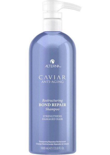 Yıpranmış Saçlar Için Onarıcı Havyar Özü Içeren Bond Repair Şampuan 1000 ml