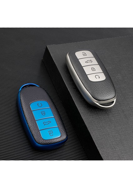 Siyah Anahtarlık Chery Tiggo 8 Pro Yeni Yumuşak Tpu Araba Anahtar Kılıfı 4 Düğme Uzaktan Kumanda Koruyucu Kapak Aksesuarları Tpu (Yurt Dışından) modelleri