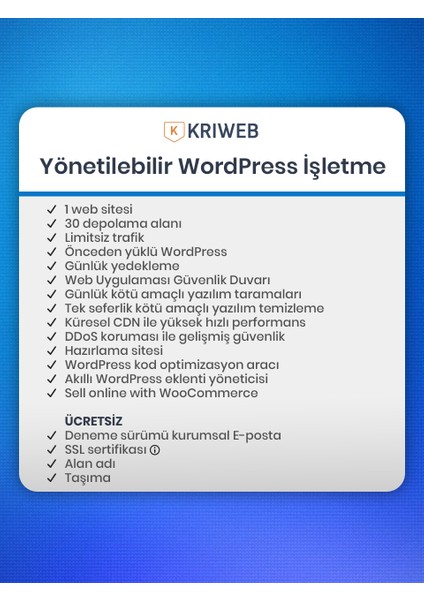 Yönetilebilir Wordpress Işletme