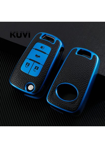 4 Düğme Kırmızı Chevrolet Cruze Aveo Trax Sail Malibu Captiva Opel Vauxhall Astra J Corsa Insignia Mokka Için Deri Araba Katlanabilir Anahtar Kılıfı Kapak (Yurt Dışından) modelleri