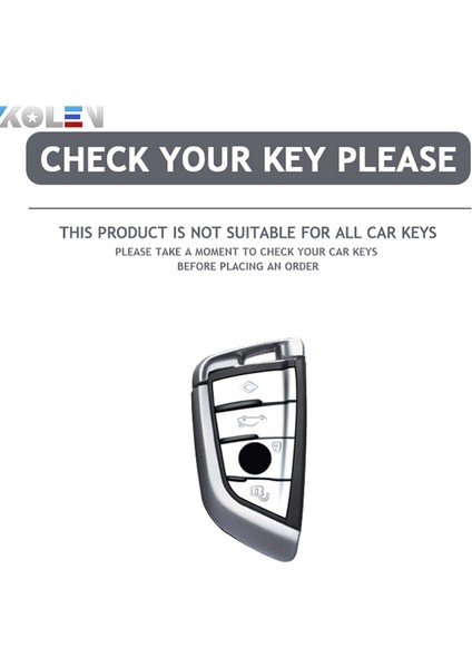 Matkap Yüzük Bmw X1 X3 X5 X6 x Serisi G20 G30 G11 F15 F16 G01 G02 F48 Anahtarsız Araba Uzaktan Kumanda Kılıfı Kabuk Fob Kapak Tpu Moda (Yurt Dışından)