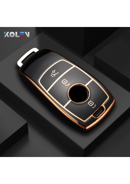 Anahtarlık Kırmızı Mercedes Benz A C E S G Class Glc Cle Cla Glb Gls W177 W205 W213 W222 X167 Amg Için Moda Tpu Araba Uzaktan Anahtar Kılıfı Kapak Kabuk (Yurt Dışından)