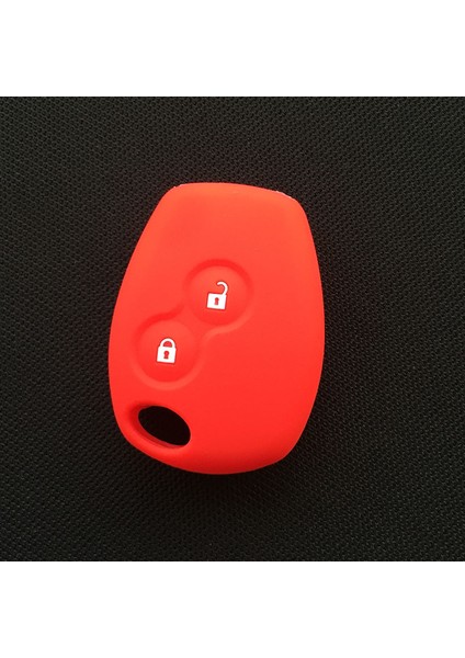 Kırmızı Renault Clio Scenic Megane Duster Sandero Captur Anahtar Kılıfı Kapak Silikon Araba Anahtarı Kılıfı (Yurt Dışından)