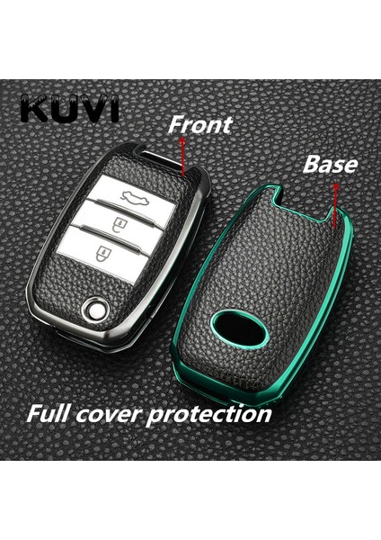 Siyah Anahtarlık Kıa Sid Rio Soul Sportage Ceed Sorento Cerato K2 K3 K4 K5 Uzaktan Kumanda Kılıfı Anahtarlık Koruyucu Tpu Katlanır Araba Anahtar Kapak Koruma (Yurt Dışından) fırsatları