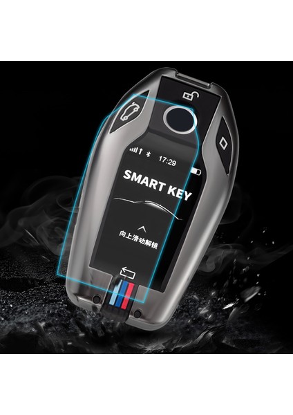 Gri Renk Takım Elbise Yeni Alaşımlı Araba Anahtar Kılıfı Kabuk Bmw Serisi G11 G12 G30 G31 G32 I8 I12 I15 G01 G02 G05 G07 X3 X4 X5 X7 Için (Yurt Dışından)