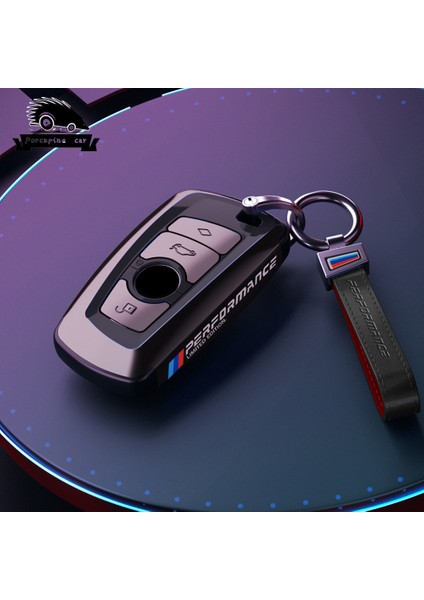 Siyah Siyah Metal Bmw Serisi F20 F21 F30 F31 F25 F01 F02 Anahtarlık Için Nano Elektrokaplama Pc Araba Akıllı Anahtar Kabuk Kılıfı (Yurt Dışından)