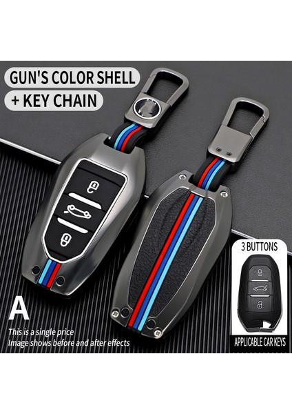 Sarı Peugeot Citroen Grand Picasso C5 Dover Için Araba Anahtarlık Kılıfı (Yurt Dışından) fiyatları