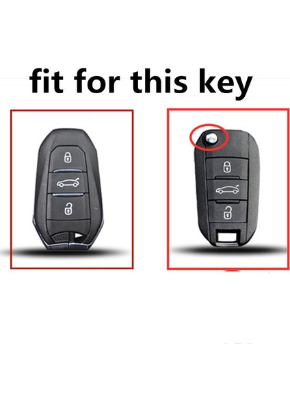 Sarı Peugeot Citroen Grand Picasso C5 Dover Için Araba Anahtarlık Kılıfı (Yurt Dışından) modelleri