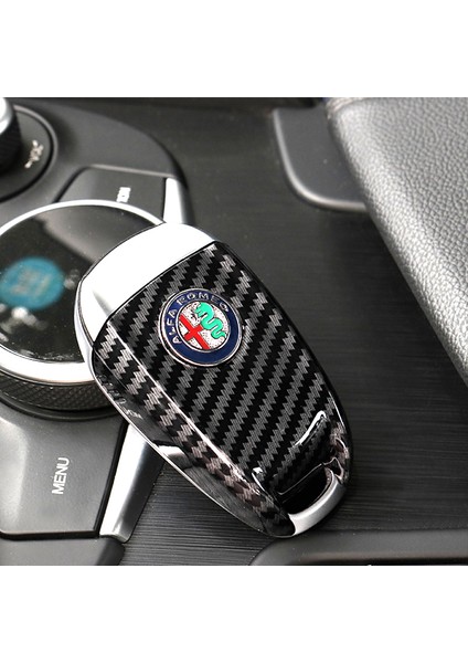 Renkli Logo 1 Adet Alfa Romeo Giulia Stelvio Araba Anahtarı Kabuk Değiştirme Kabuk Yedek Parça Anahtar Kapağı Anahtar Kılıfı (Yurt Dışından) fırsatları