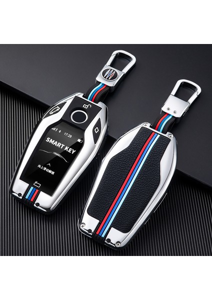 Mavi Yeni Alaşımlı Araba Anahtar Kılıfı Kabuk Bmw Serisi G11 G12 G30 G31 G32 I8 I12 I15 G01 G02 G05 G07 X3 X4 X5 X7 Için (Yurt Dışından)