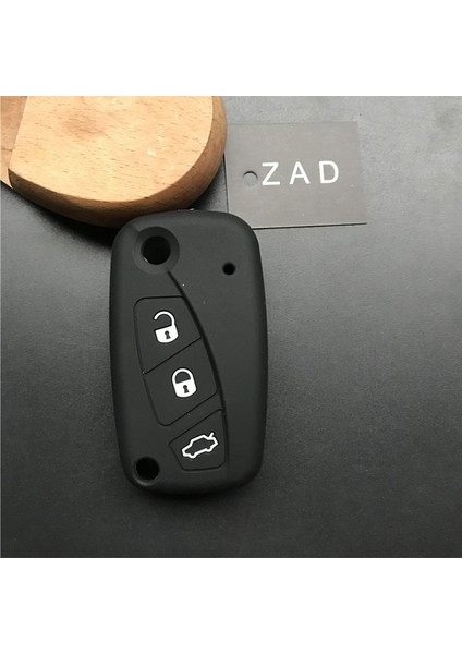 Mor Fıat Panda Stilo Punto Doblo Grande Brav Ducato Minibus 3 Düğmeli Araba Anahtar Kılıfı Kapağı Için Zad Silikon Anahtarlık Kılıfı (Yurt Dışından) fırsatları