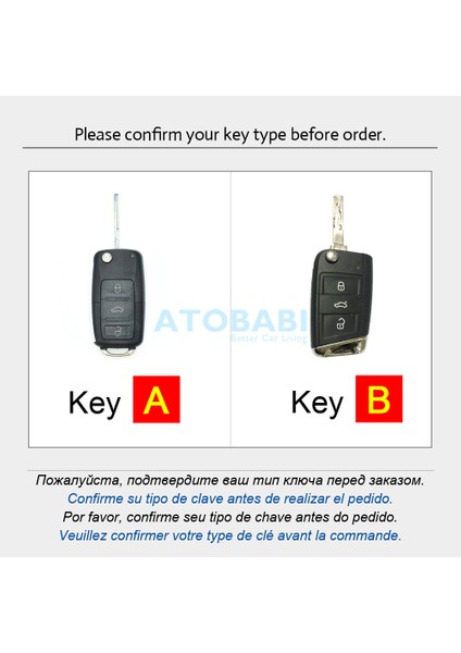 Bir Kırmızı Vw Volkswagen Polo Golf 7 Passat B6 B5 Up Beetle Tiguan Skoda Octavia Seat Ibiza Leon Için Deri Araba Anahtar Kılıfı Flip Uzaktan Kumanda Kapak (Yurt Dışından) fırsatları