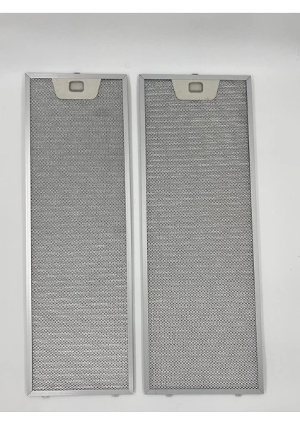 4 Adet/ 2 Set Sürgülü Aspiratör Filtre Seti: 186X515 Mm, 166X515 Mm, 18,6 cm x 51,5 cm / 16,6 Cm. x 51,5 Cm.