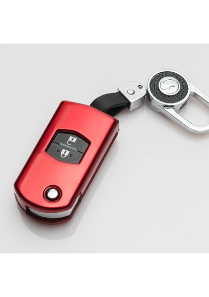 Siyah Anahtarlık Mazda CX7CX9 Rx8 Mx5 Için Renkli Abs Araba Flip Katlanabilir Anahtar Kılıfı Kapak Koruyucu Otomobil Uzaktan Kabuk Aksesuarları (Yurt Dışından)
