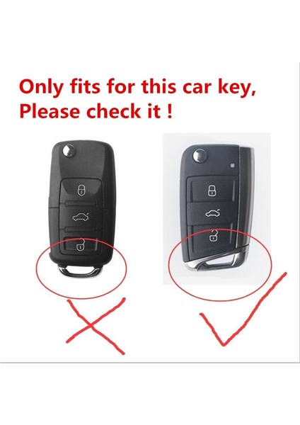 Mavi Anahtarlık Volkswagen Vw Golf 7 Mk7 Seat Ibiza Leon Fr 2 Altea Aztec Skoda Octavia Için Yeni Yumuşak Tpu Araba Anahtar Kılıfı Kapak - Aşınmaya Dayanıklı (Yurt Dışından) fırsatları