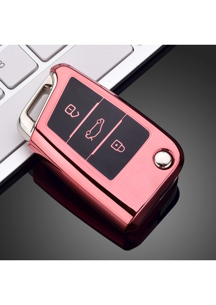 Mavi Anahtarlık Volkswagen Vw Golf 7 Mk7 Seat Ibiza Leon Fr 2 Altea Aztec Skoda Octavia Için Yeni Yumuşak Tpu Araba Anahtar Kılıfı Kapak - Aşınmaya Dayanıklı (Yurt Dışından) indirimleri