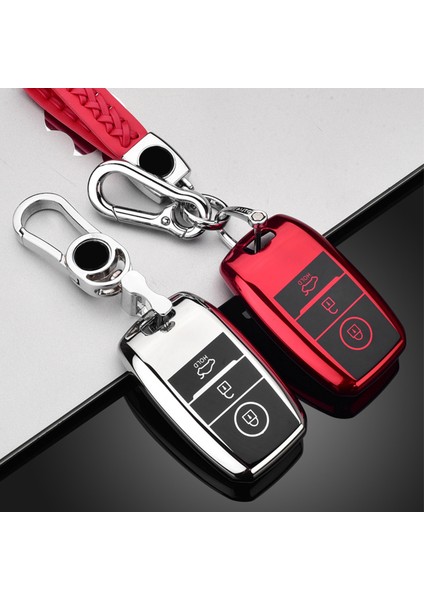 Gümüş Anahtarlık Kia Ceed Rio Rio5 Sportage R K3 Kx3 K4 K5 Ceed Sorento Cerato Optima Için Yumuşak Tpu Araba Anahtar Kılıfı Kabuk (Yurt Dışından) fırsatları