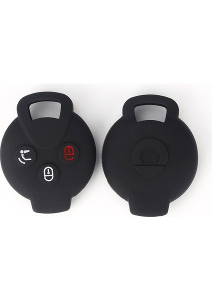 Parlak Mavi Mercedes Benz Smart City Coupe Cabrio Crossblade Fortwo Roadster K Forfour Için Silikon Araba Anahtar Kılıfı Flip Uzaktan Kumandalı Araba Anahtarı Kapağı (Yurt Dışından) indirimleri