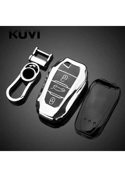 Mavi Peugeot Citroen-Xr Picasso Ds3 Ds4 Ds5 Için Yumuşak Tpu Araba Uzaktan Anahtar Kılıfı Kapak Kabuk (Yurt Dışından) indirimleri