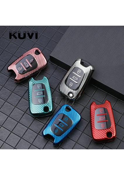 B-Tarzı-Pembe Yeni Karbon Fiber Tpu Araç Anahtarı Kılıfı Kia Ceed Picanto Sportage Için Hyundai X35 Araç Anahtarı Kılıfı Akıllı Tutucu Kapak Anahtarlık (Yurt Dışından) fiyatları