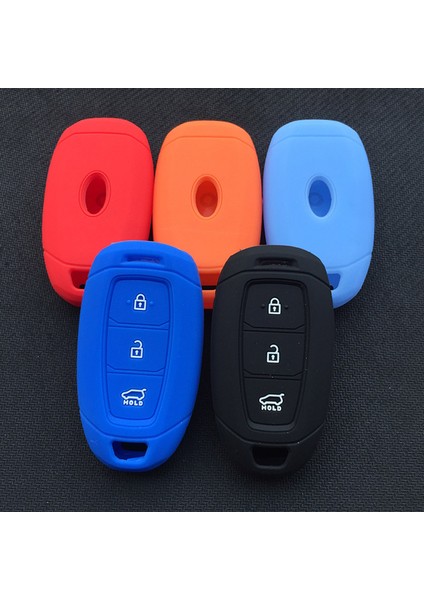 Pembe Hyundai Kona X35 Solaris Azera Elantra Grandeur Ig 3 Düğme Anahtar Kılıfı Kabuk Kılıfı (Yurt Dışından) modelleri