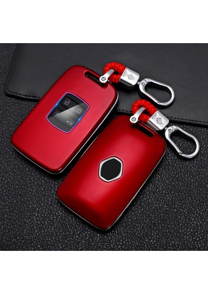 Açık Altın Kabuk Renault Anahtar Kılıfı Karbon Fiber Taklit Sert Anahtar Kılıfı Zincir Renault Kadjar Megane Koleos Qm5 Qm6 Için (Yurt Dışından) fırsatları