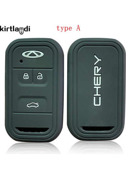 A Tipi Kırmızı Chery Tiggo 4 5txar Anahtar Kılıfı Tiggo x Anahtarsız Uzaktan Kumanda Kılıfı Anahtarlık Anahtar Tutucu (Yurt Dışından)