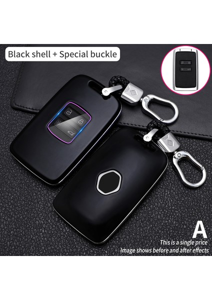 Beyaz Renault Koleos Kadjar Scenic Megane Sandero Espace Clio Captur Kangoo Laguna Talisman Twingo Karbon Fiber Anahtarlık Kılıfı (Yurt Dışından) indirimleri