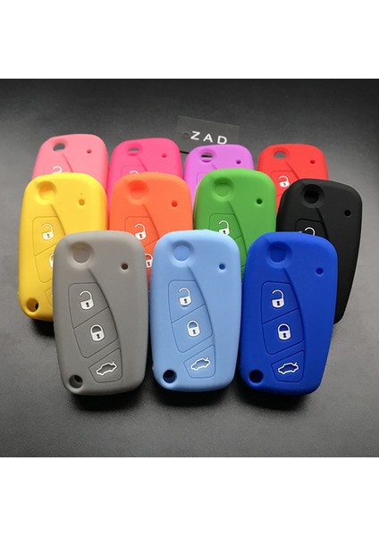 Sarı Fıat Panda Stilo Punto Doblo Grande Brav Ducato Minibus 3 Düğmeli Araba Anahtar Kılıfı Kapağı Için Zad Silikon Anahtarlık Kılıfı (Yurt Dışından) modelleri