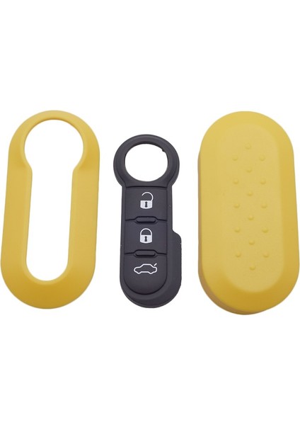 Beyaz Fiat ve Punto Bravo Için Uzaktan Kumanda Anahtar Kabuk Kılıfı Araba Anahtar Ped Kutusu 3 Düğme Lastik Düğme Pedi Değiştirme Anahtar Kılıfı (Yurt Dışından) fırsatları