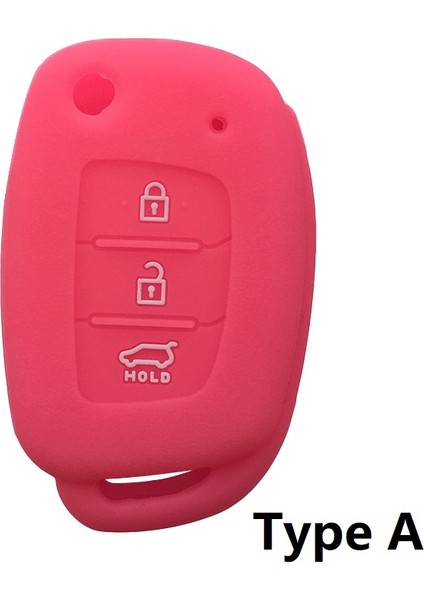 C Tipi Mavi Hyundai Solaris Accent IX25 Creta Elantra IX35 Tucso Verna I10 I20 I40 Anahtarlık Araba Aksesuarları Key Case (Yurt Dışından)