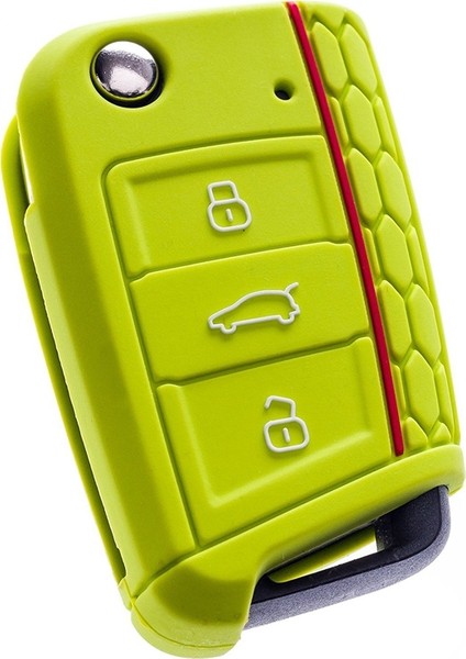 Siyah Volkswagen Vw Golf 7 Mk7 Skoda Octavia A7 Seat Leon Ibiza 3 Araba Anahtar Kılıfı Silikon Kapak Kabuk Fob Sıcak (Yurt Dışından) indirimleri